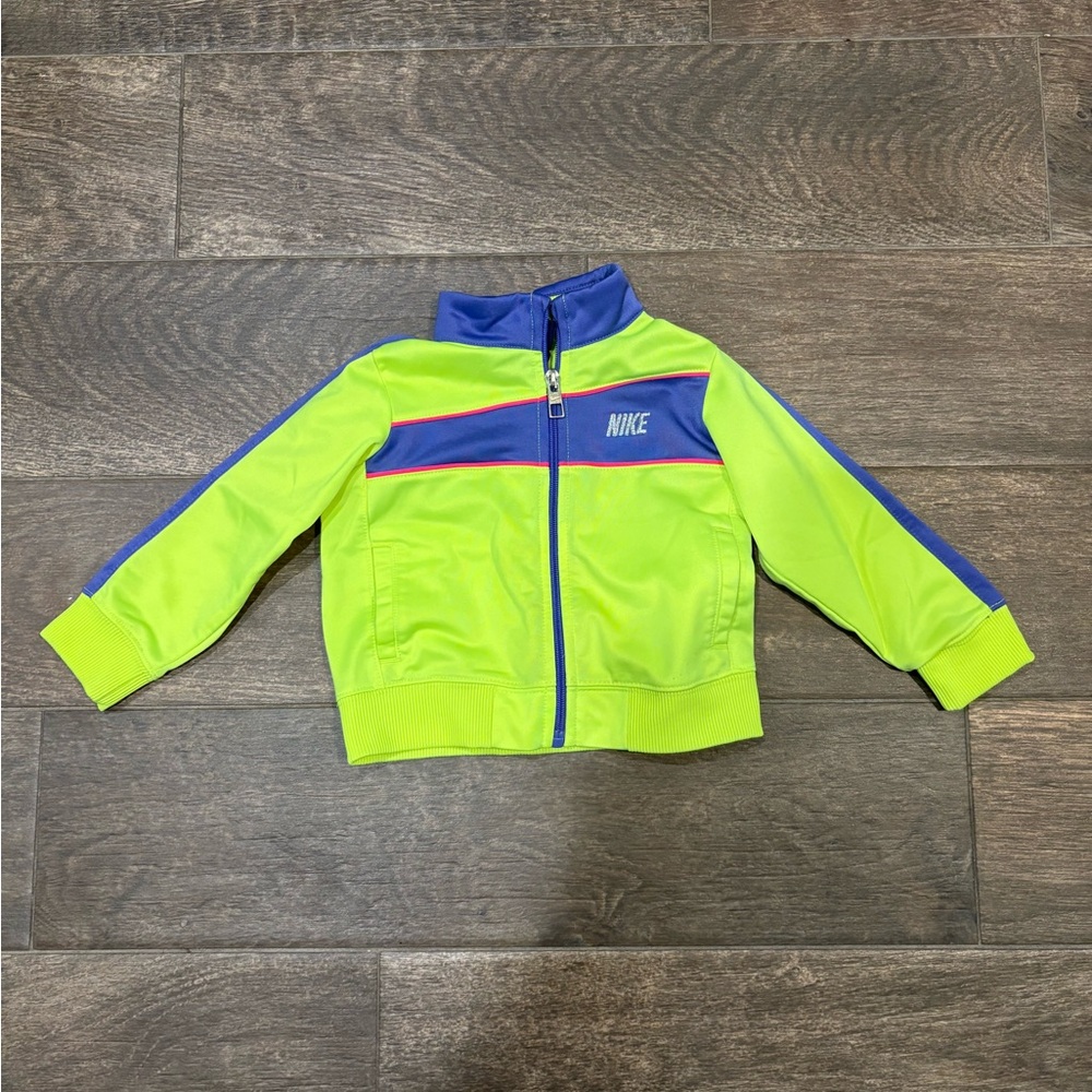 Nike kids jacket - Lime Green/Purple
